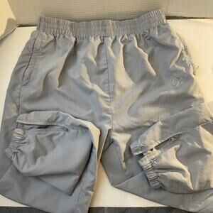 Lovello Elizabeth Rare 100% Nylon Pants XL Sporty Track Athletic Classic